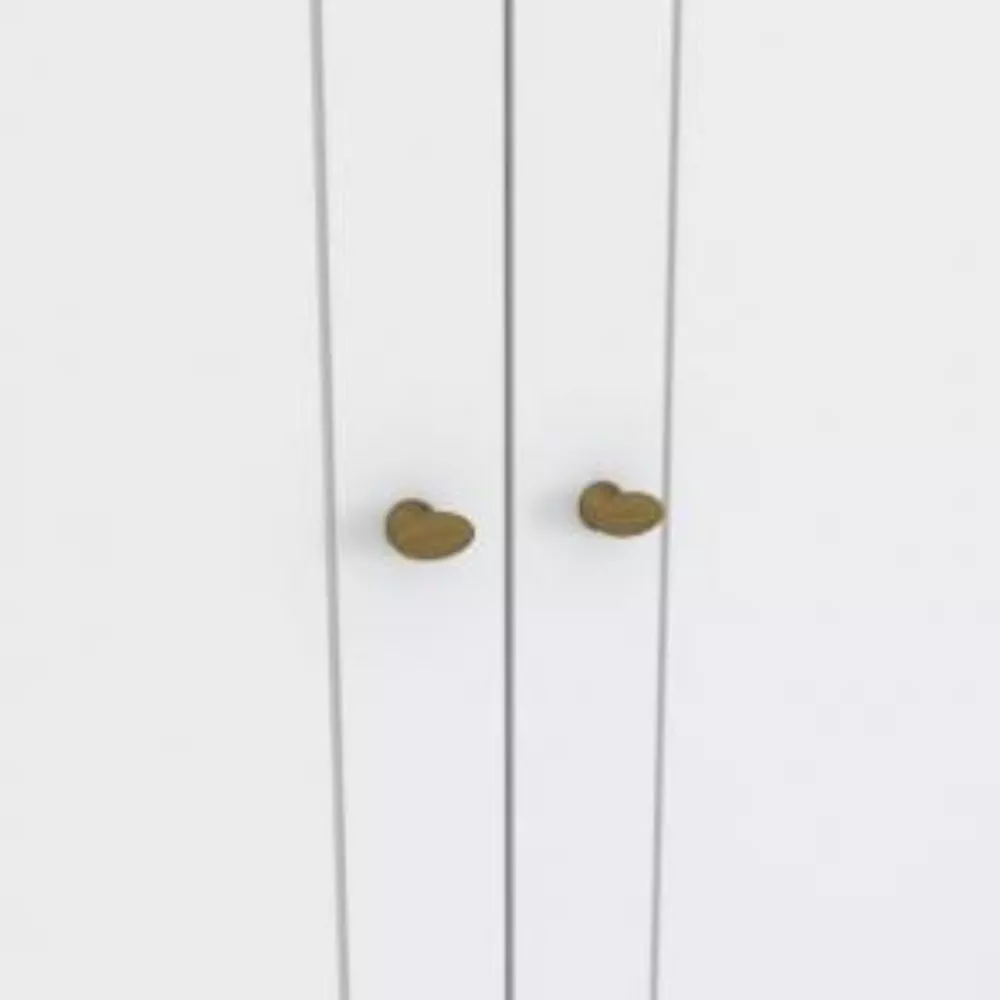 Conjunto Quarto Henn Americana 2 Peças 7 Portas 8 Gavetas Guarda Roupa + Cômoda