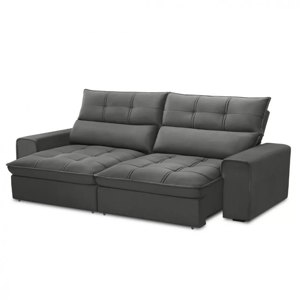 Sofa 3 Lugares Retratil E Reclinavel Ferguile Lotus