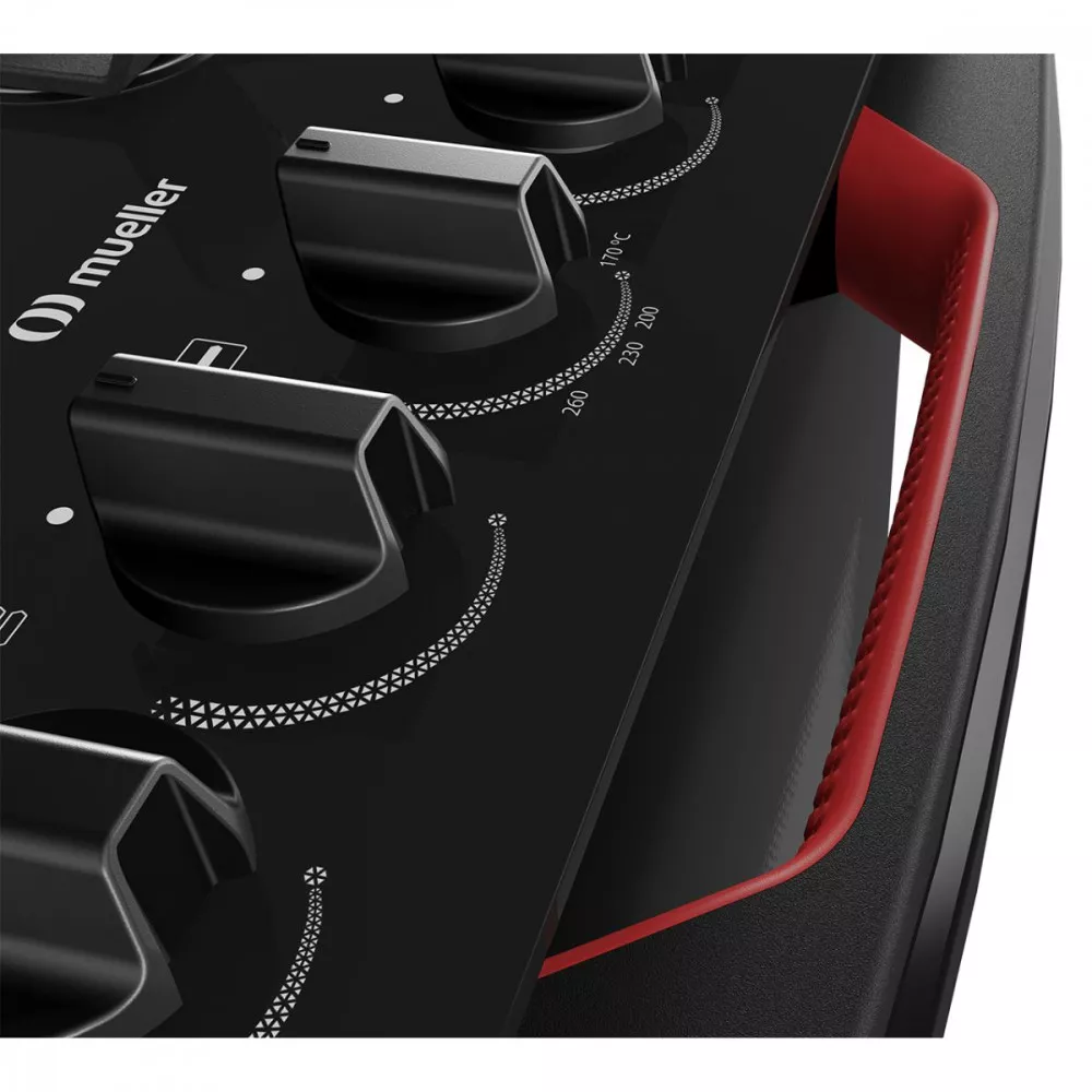 Fogão Mueller 4 Bocas Com Mesa De Vidro E Grades De Ferro