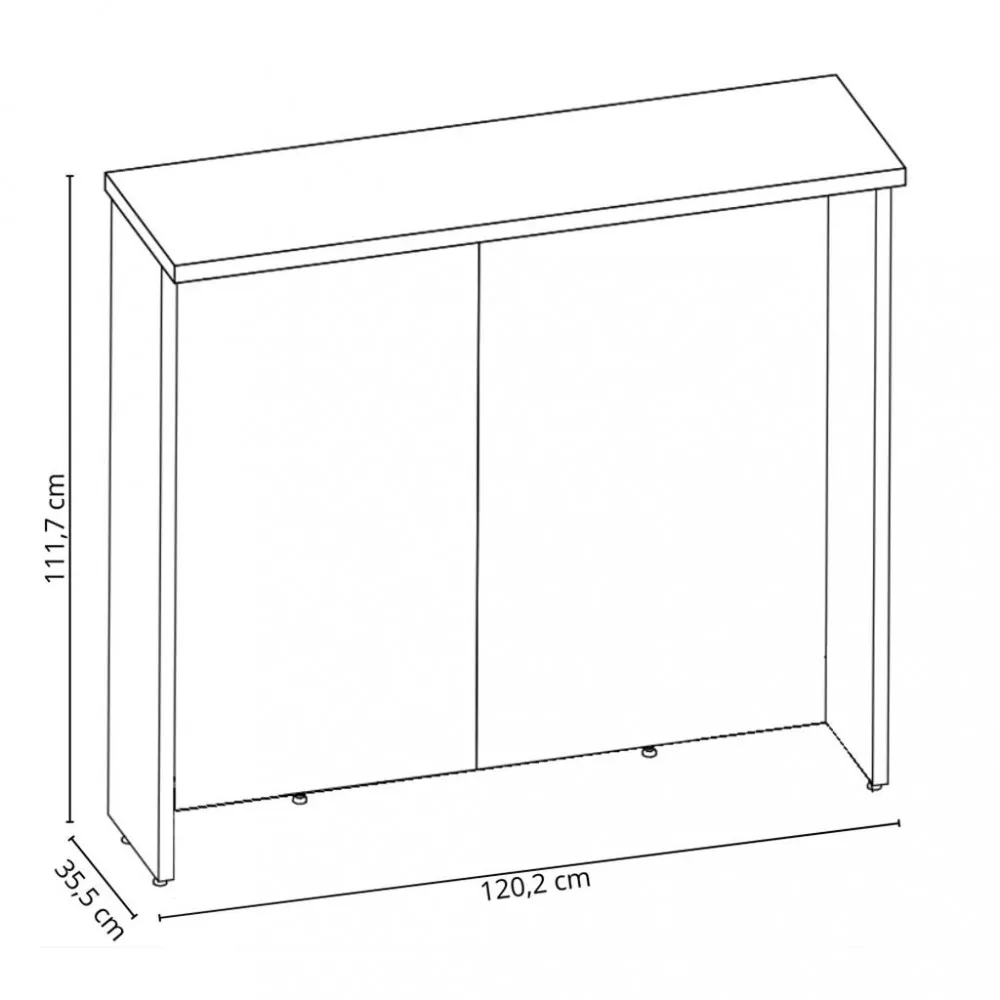 Bancada De Cozinha 120cm Derver Herval