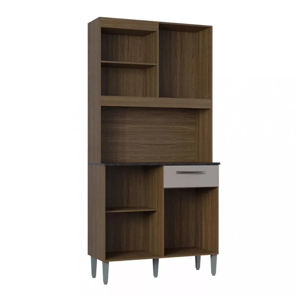 Image 2 of 4 of Cozinha Compacta 4 Portas 1 Gaveta 90cm Livia Poquema