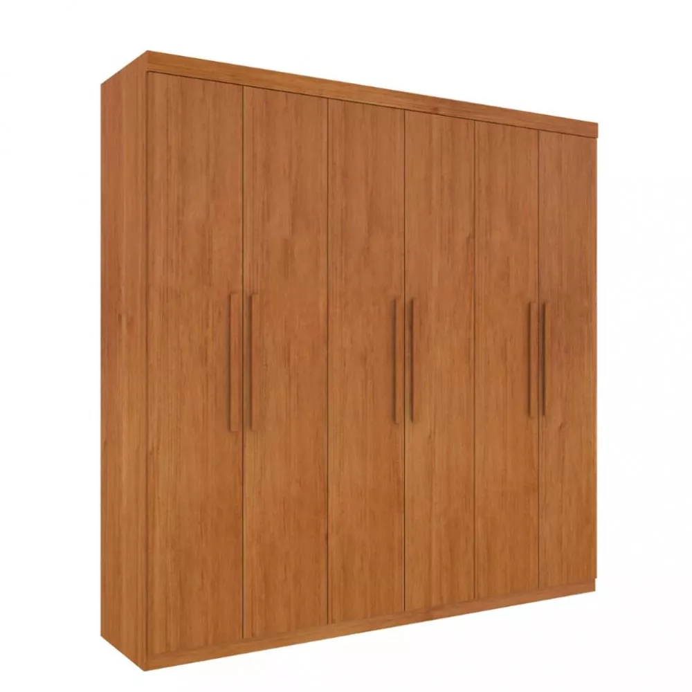 Guarda Roupa Casal 6 Portas 100 MDF Suecia Tcil