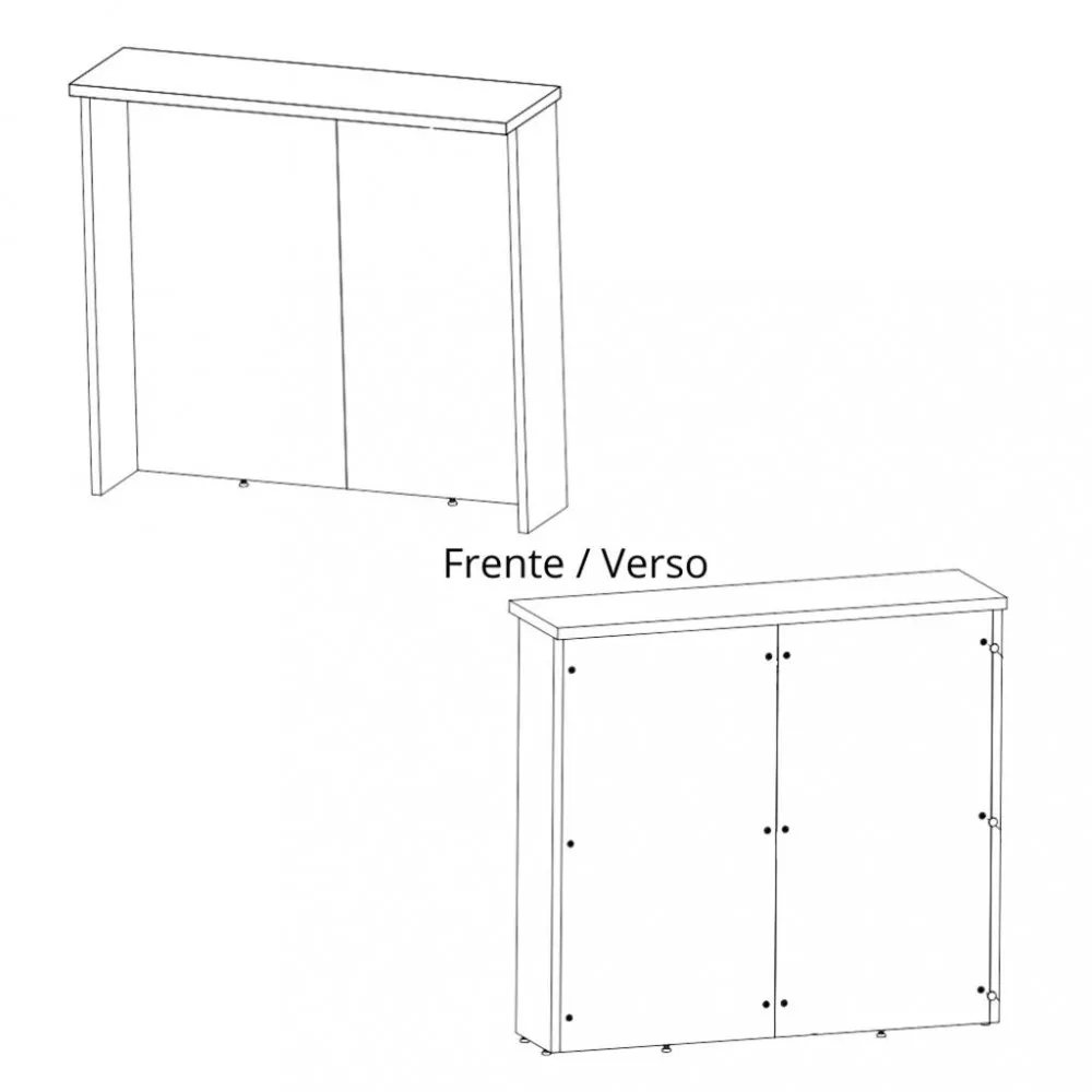 Bancada De Cozinha 120cm Manhattan Herval