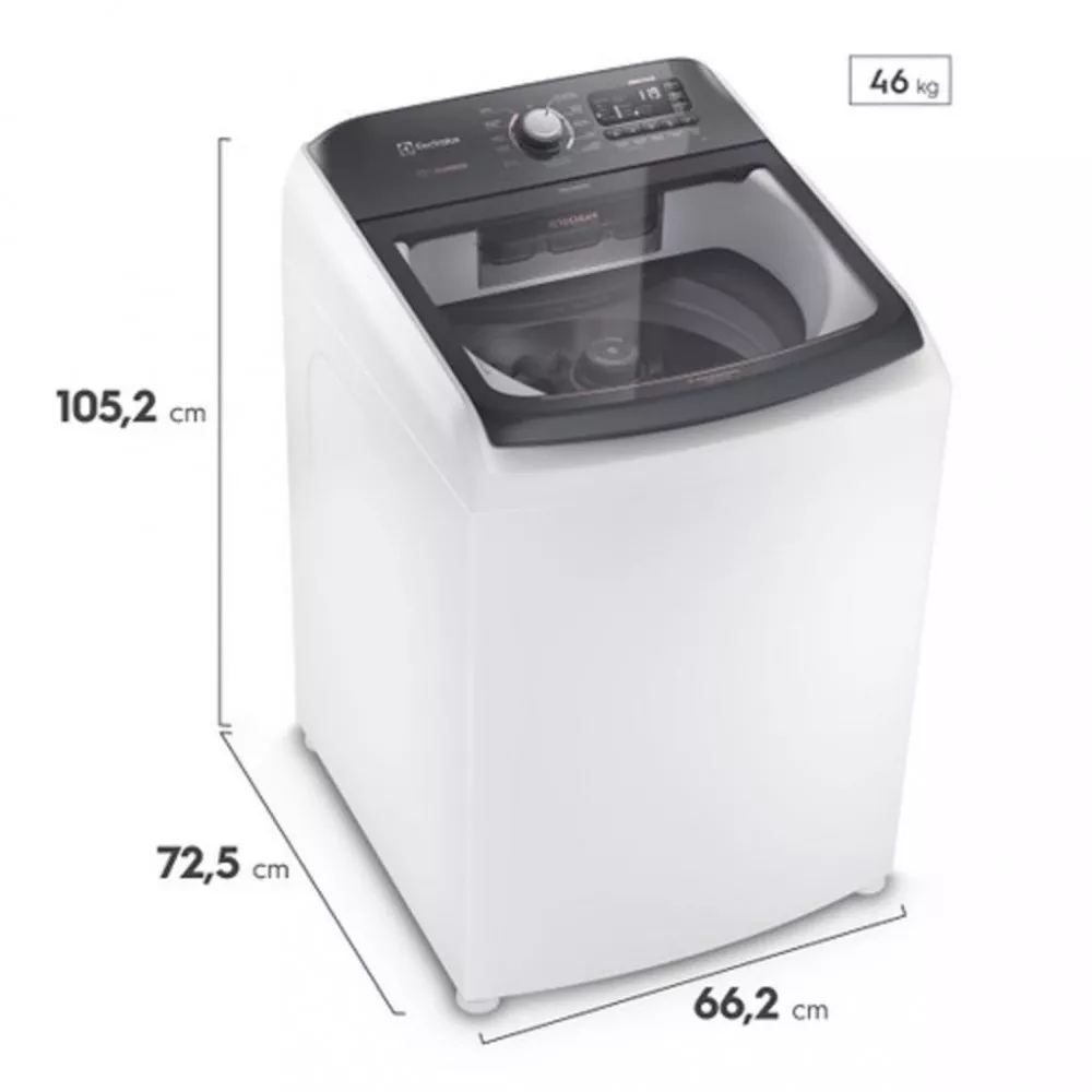 Lavadora de Roupas Electrolux Premium Care LEC15 15Kg