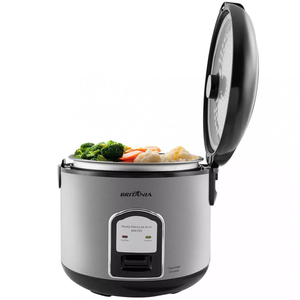 Panela Elétrica de Arroz Britânia BPA10PI 10 Xícaras