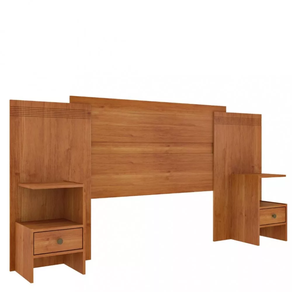 Cabeceira Extensível Mesa Cabeceira 2 Gavetas Dacar Tcil