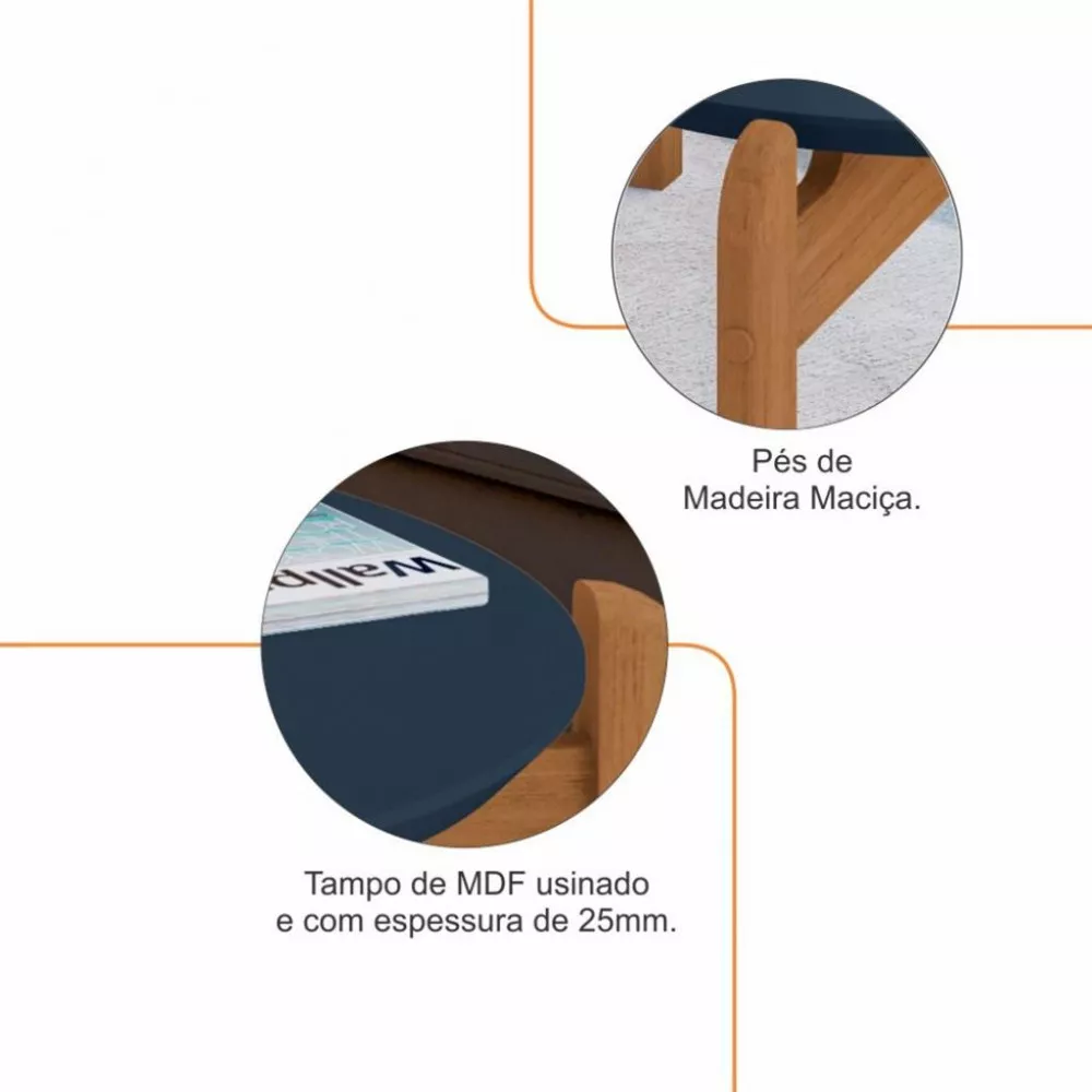 Mesa de centro Lizz Oblonga Casa D