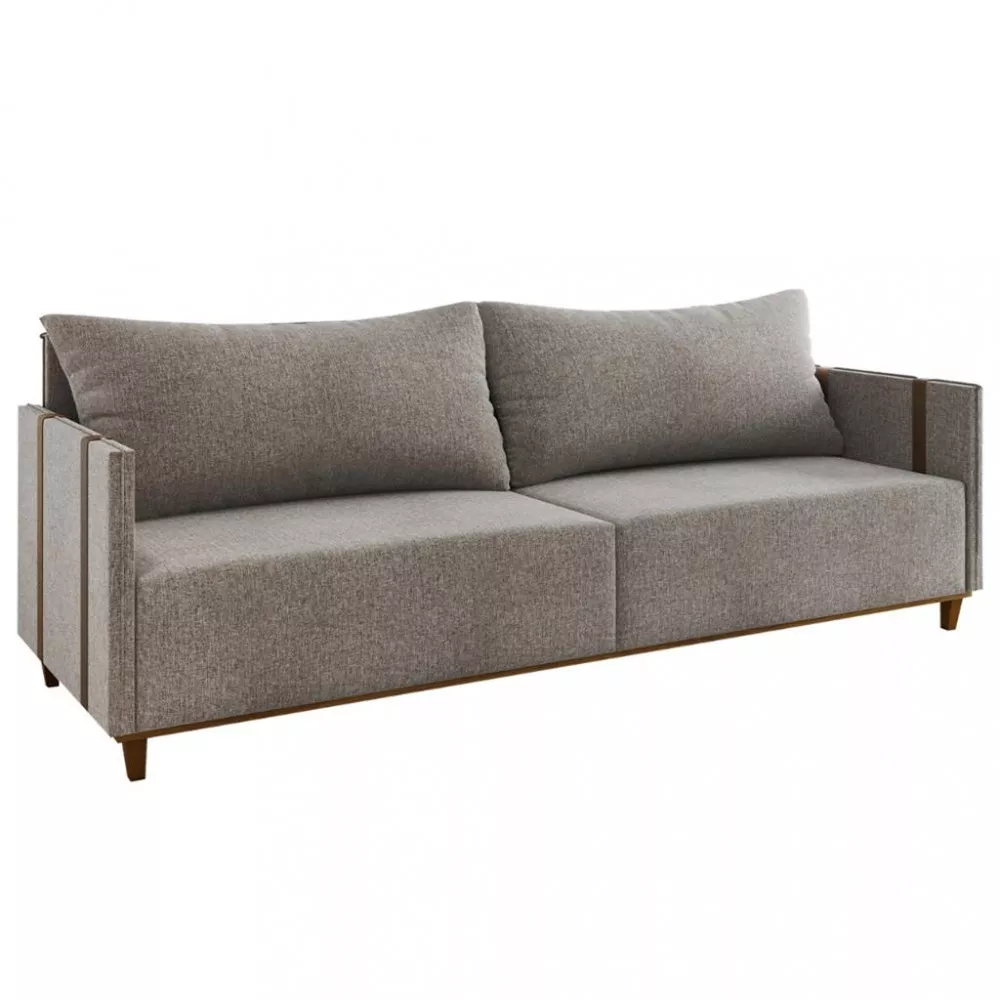 Sofá 3 Lugares 181,5cm Linho living Mult Viero