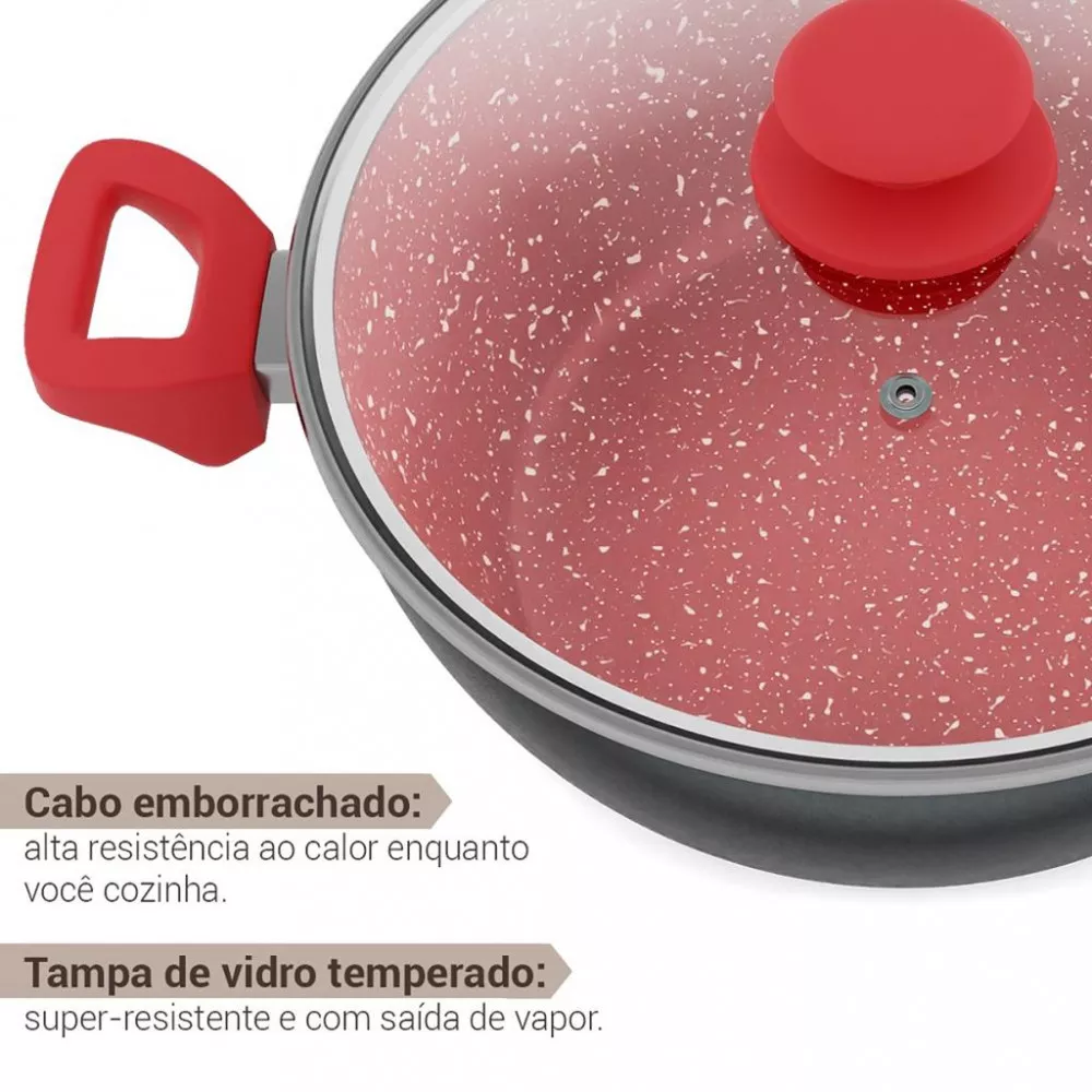Image 5 of 7 of Panela Philco PPH280ACR Redstone com Tampa de Vidro 6,1L