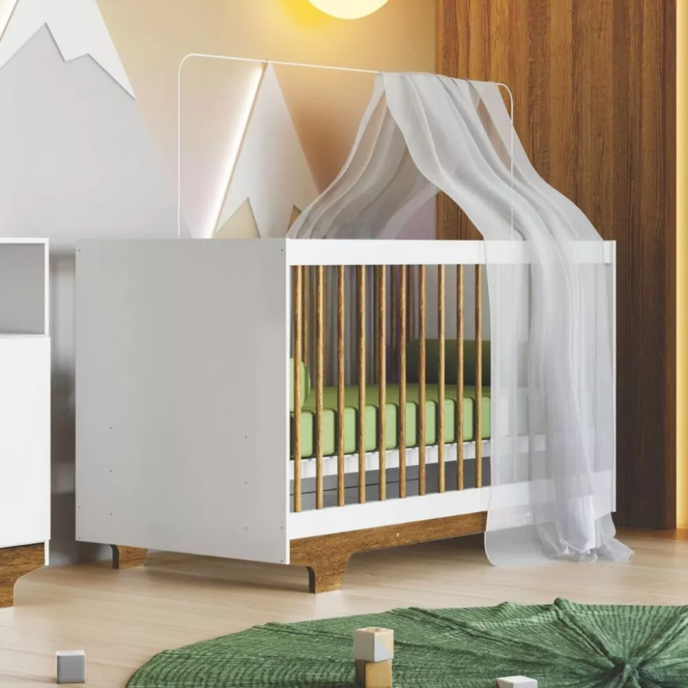 Image 0 of 7 of Berço Mini Cama Flocos Tigus Baby