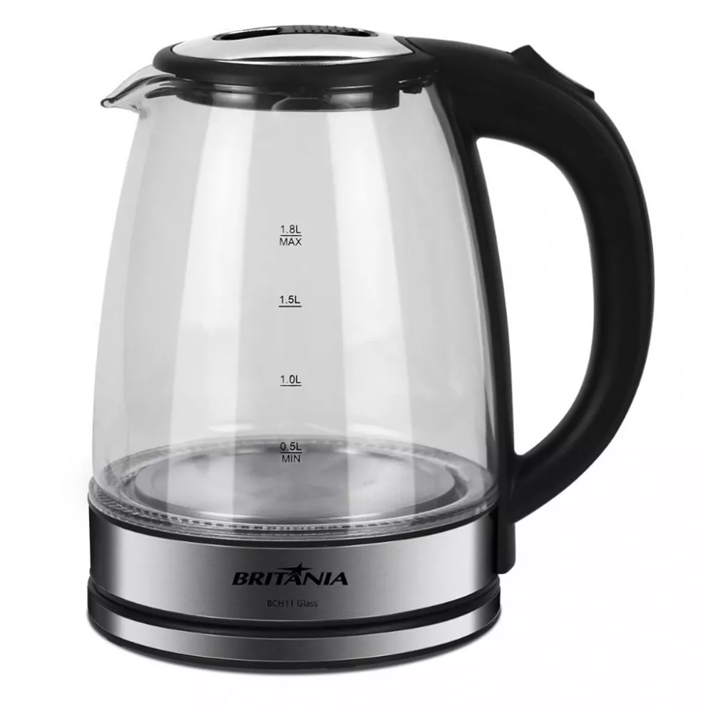 Chaleira Elétrica Britânia BCH11 Glass 1,8L
