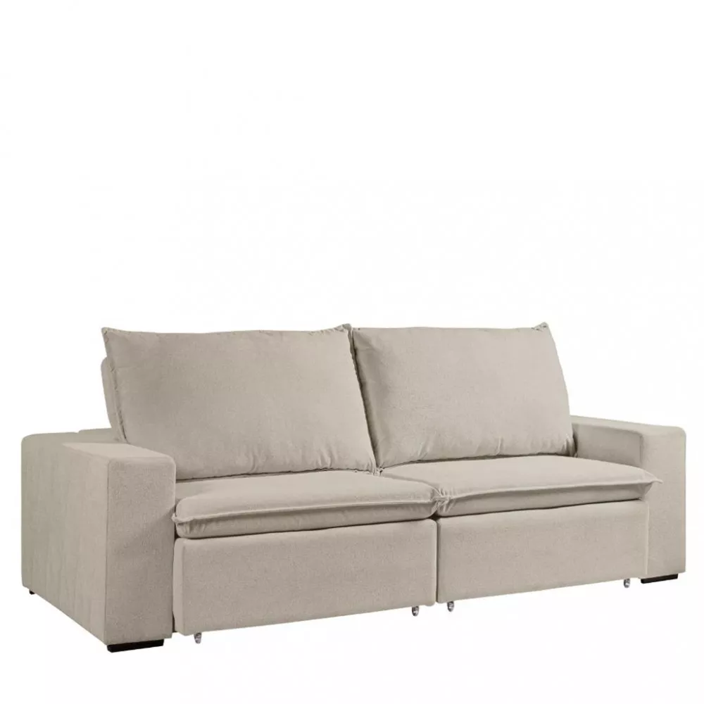 Sofá 4 Lugares Retrátil Reclinável com Massageador 250cm Bouclê Daniela Takei