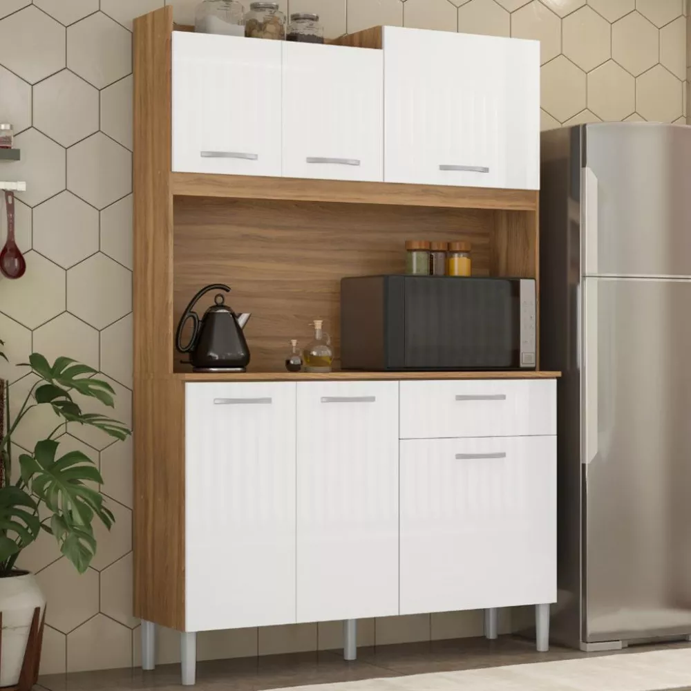 Image 0 of 4 of Cozinha Compacta 6 Portas 1 Gaveta Iris Demobile