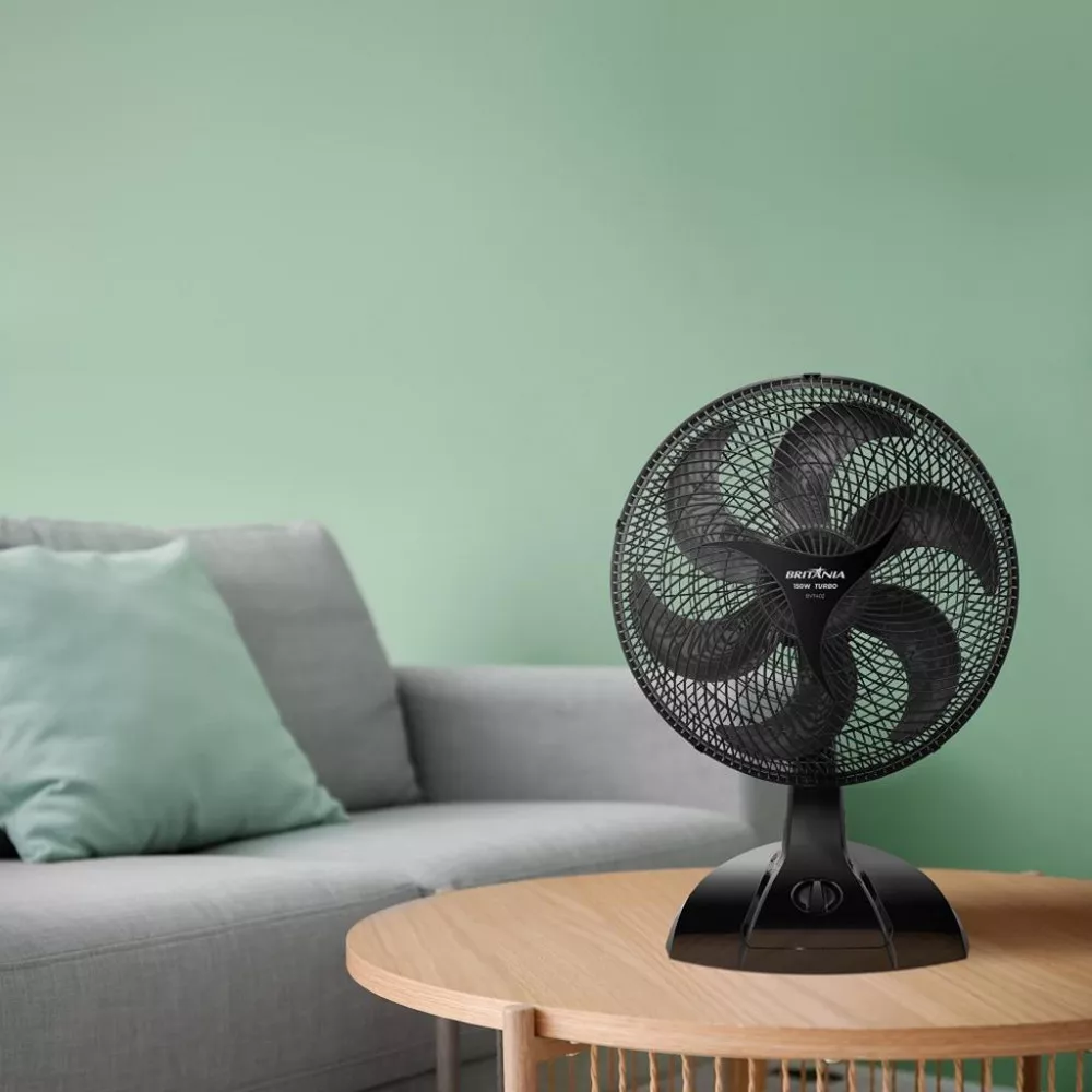 Ventilador de Mesa Britânia 6 Pás 40cm Maxx Force BVT402