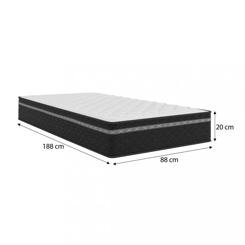 Colchão Solteiro 88cm Molas Ensacadas Bari Umaflex