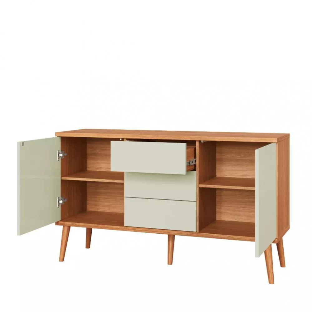 Balcão Buffet 2 Portas 2 Gavetas 135cm TB329 Dalla Costa