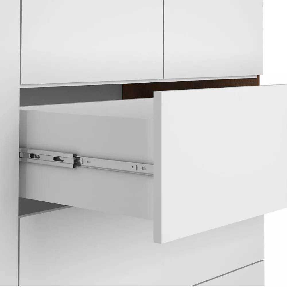 Cômoda Infantil 4 Gavetas 1 Porta com Pés 100 MDF Encanto Permobili