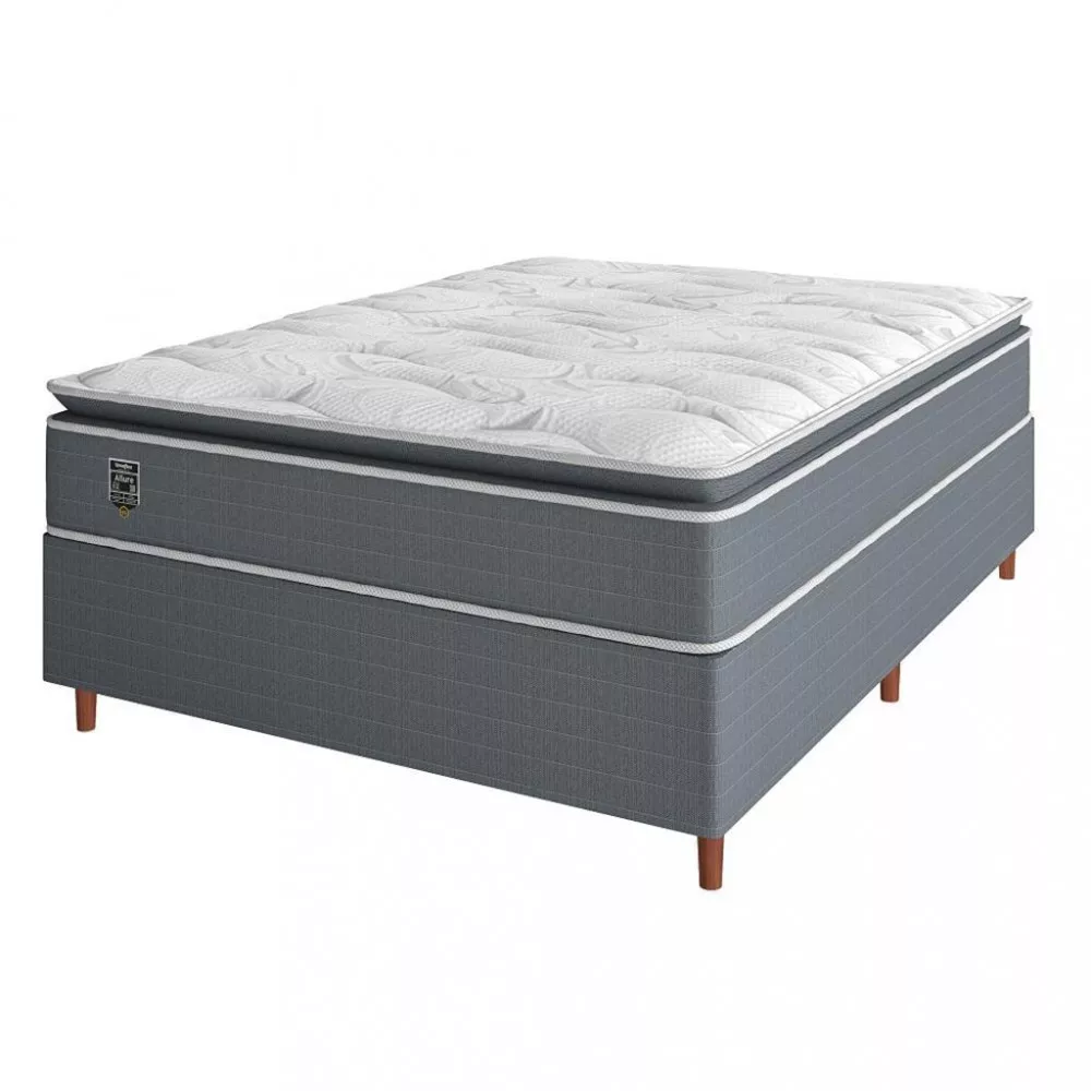 Cama Box Casal 138cm Pillow Top Allure Umaflex