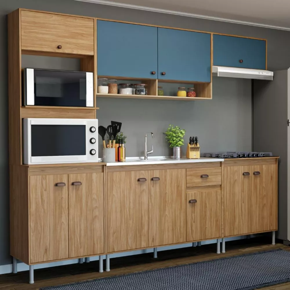 Cozinha Modulada 5 Peças sem Tampo Torino Movelbento