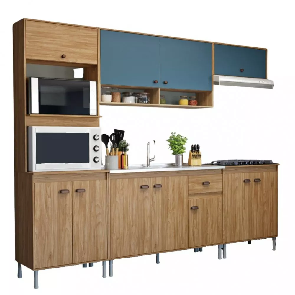 Cozinha Modulada 5 Peças sem Tampo Torino Movelbento