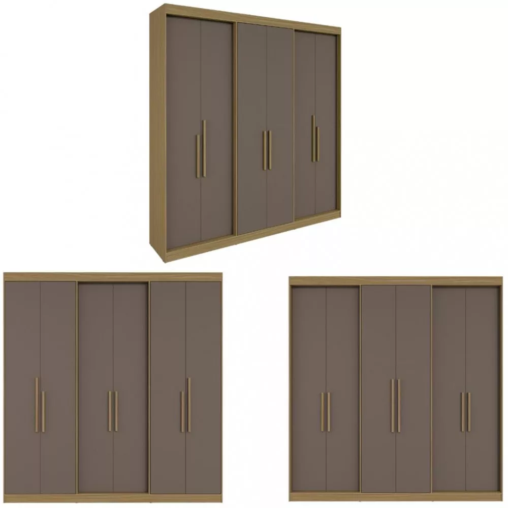 Guarda Roupa Casal 6 Portas PH1804 Herval
