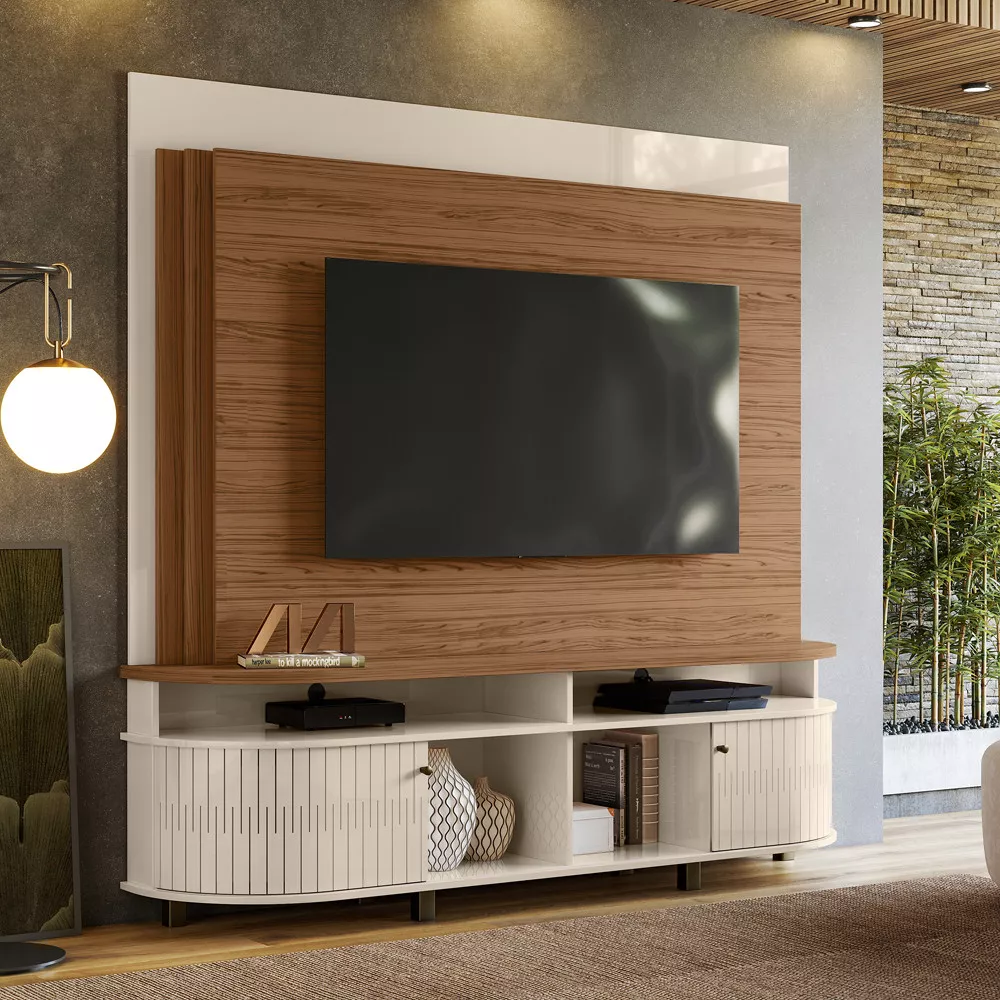 Estante Home para TV até 65 Polegadas 2 Portas com Pés Daytona Madetec