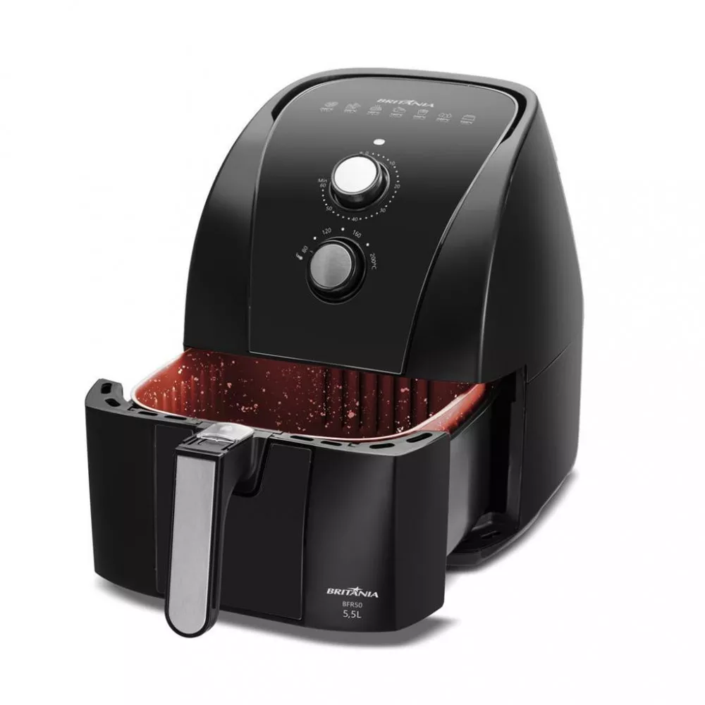 Imagem 17 de 26 de Fritadeira Elétrica Air Fryer Britânia 5,5L BFR50