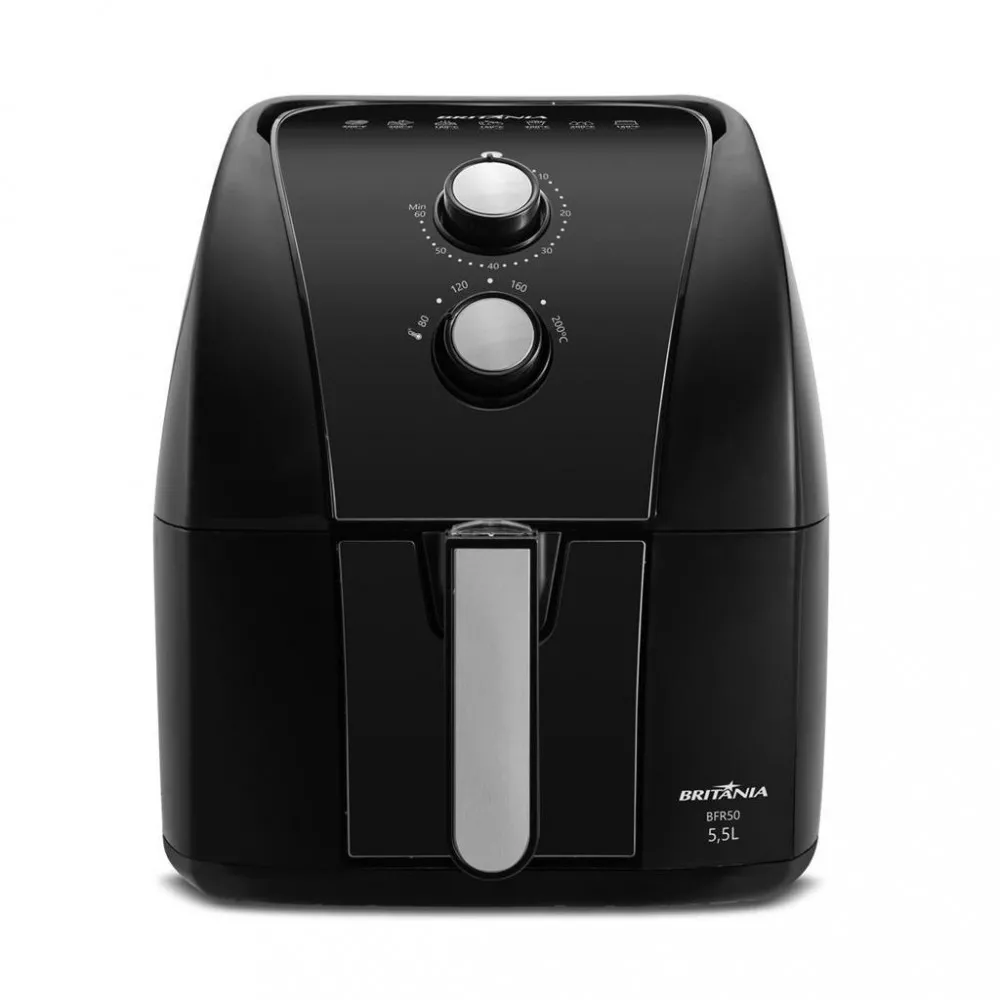 Imagem 25 de 26 de Fritadeira Elétrica Air Fryer Britânia 5,5L BFR50