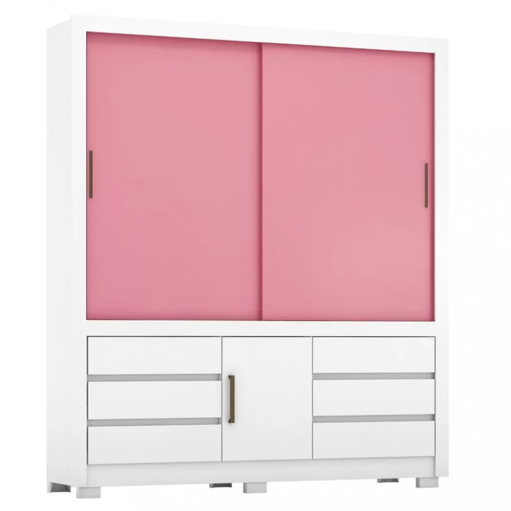 Image 1 of 5 of Guarda Roupa Casal 3 Portas 6 Gavetas Flex Arbo Demobile