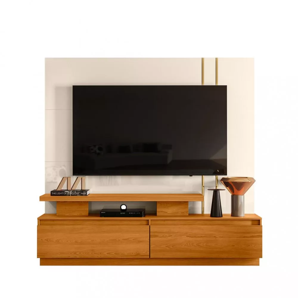 Estante Home para TV até 75 Polegadas 2 Gavetas New Apolo Madetec