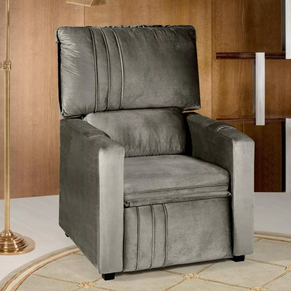 Poltronas 78cm Veludo Grecia Berflex