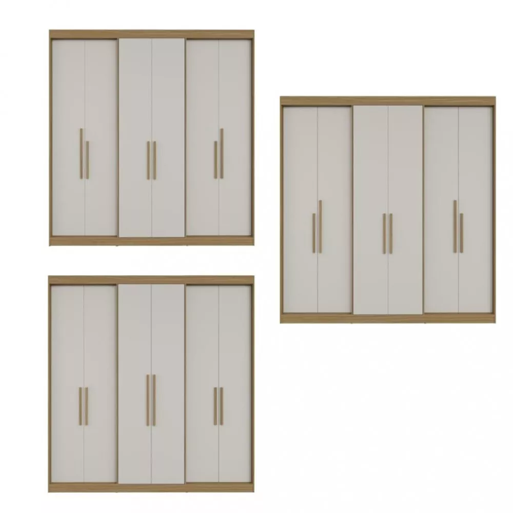 Guarda Roupa Casal 6 Portas PH1804 Herval
