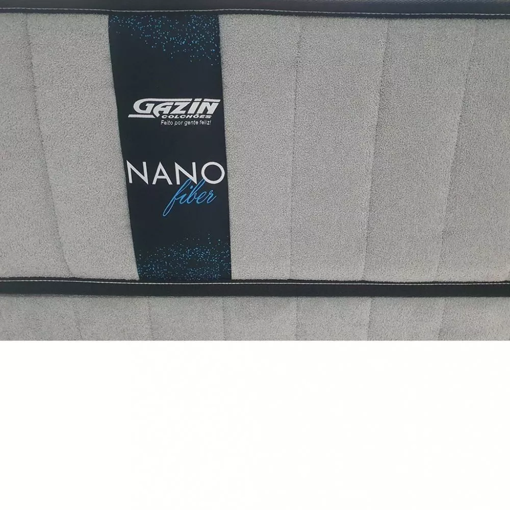 Colchão King 193cm Molas Ensacadas Nanofiber Gazin