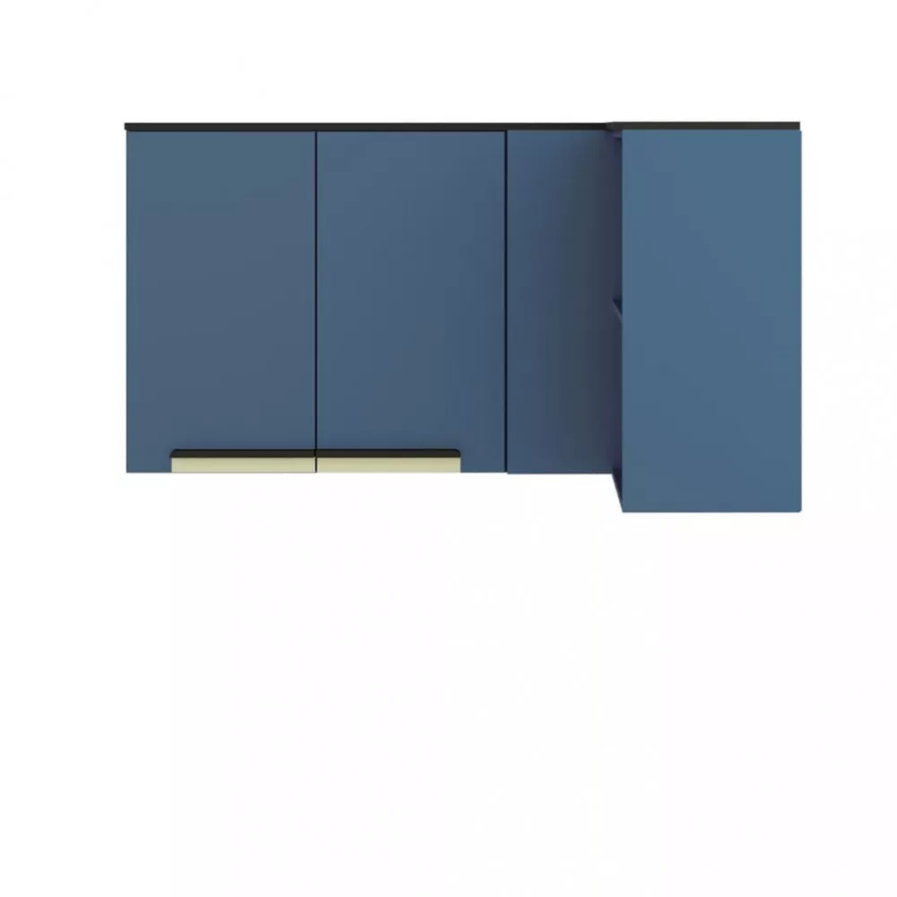 Armário Aéreo Canto 2 Portas Manhattan Herval