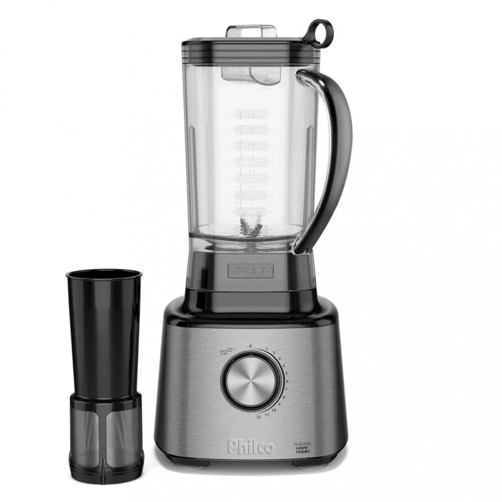 Liquidificador Philco PLQ2100PI 12 Velocidades + Turbo 1400W