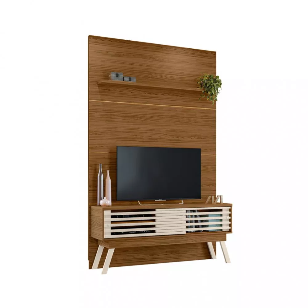 Image 1 of 4 of Painel para TV até 65 Polegadas 2 Portas com Pés Frizz Premium Madetec