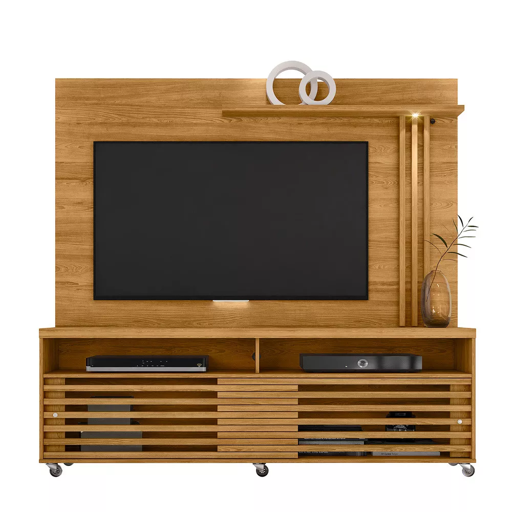 Rack com Painel para TV até 60 Polegadas com LED 2 Portas Frizz Madetec