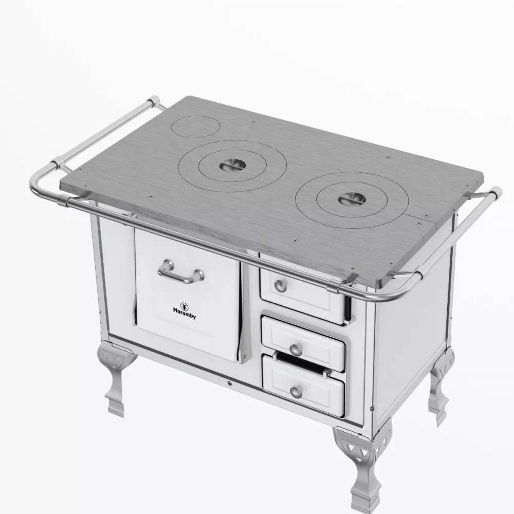 Fogão a lenha 2 Bocas Marumby NR 1 Saída Chaminé Esquerda