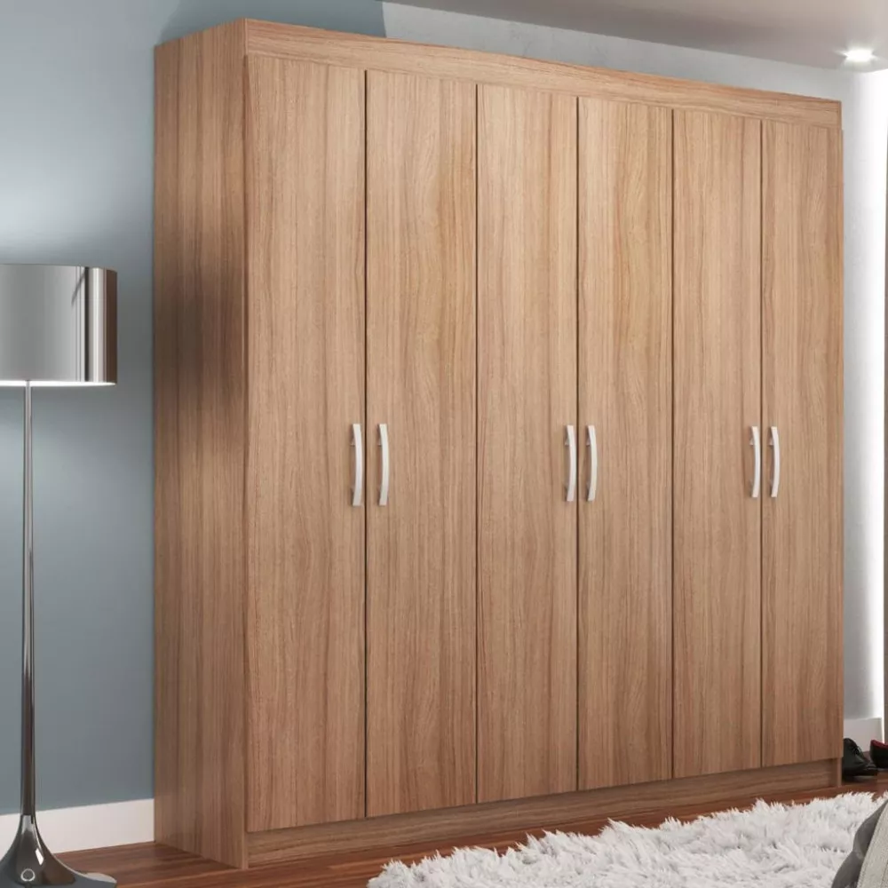 Guarda Roupa Casal 6 Portas Montreal Evidencia