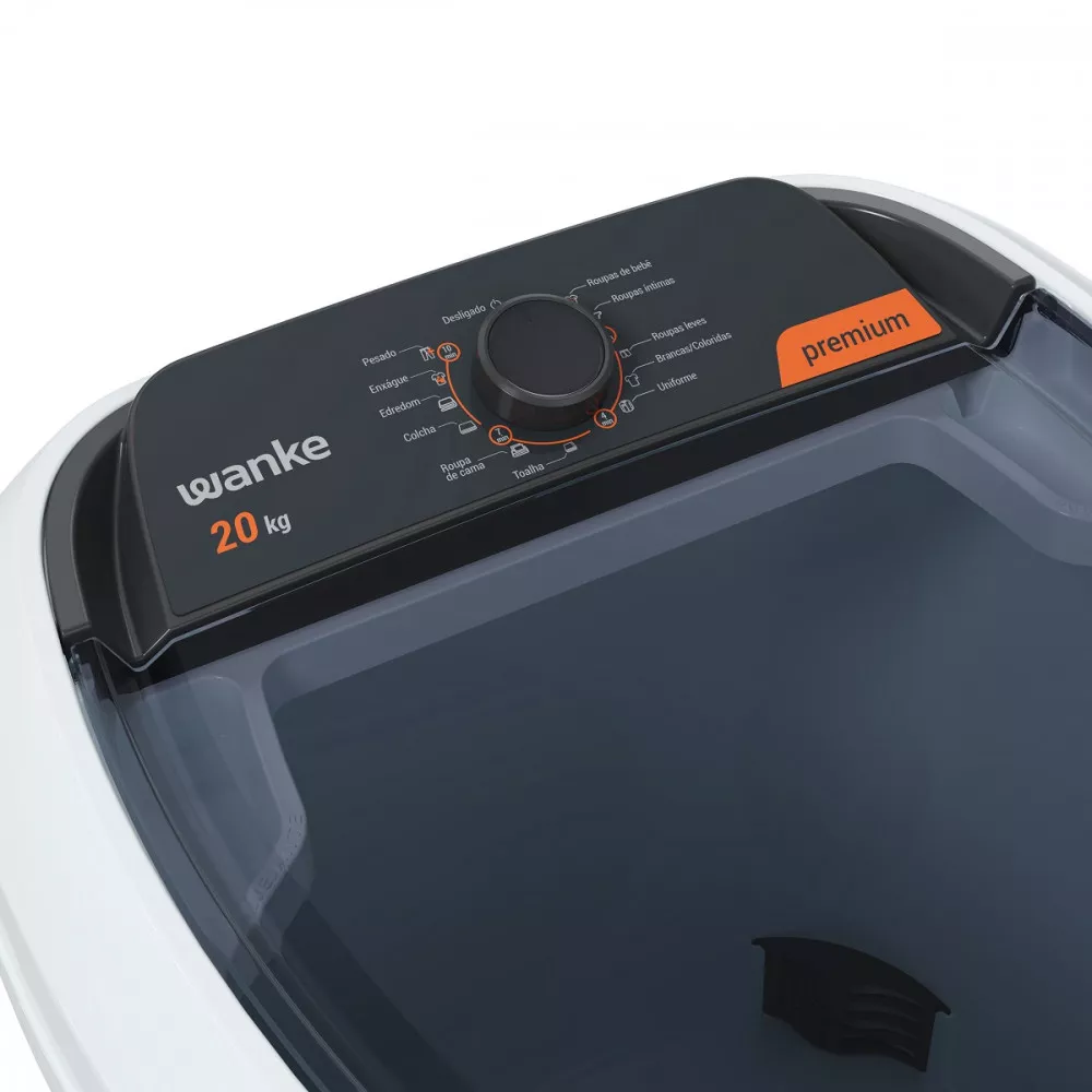 Image 2 of 8 of Lavadora de Roupas Wanke Premium LWBE201T3 Semiautomática 20Kg