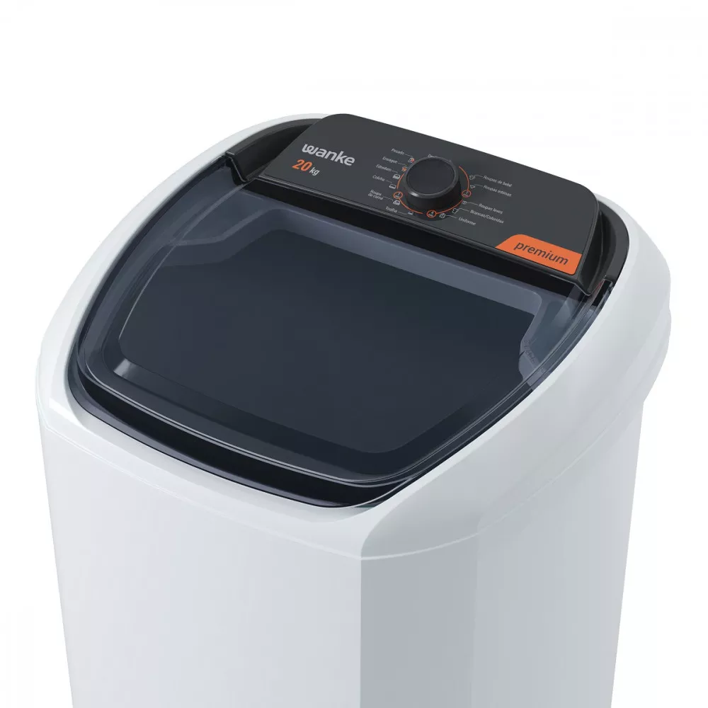 Image 6 of 8 of Lavadora de Roupas Wanke Premium LWBE201T3 Semiautomática 20Kg