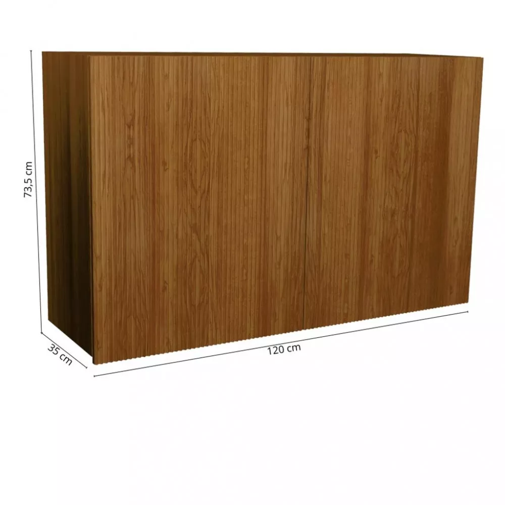 Armario Aereo 2 Porta 120cm Denver  Herval