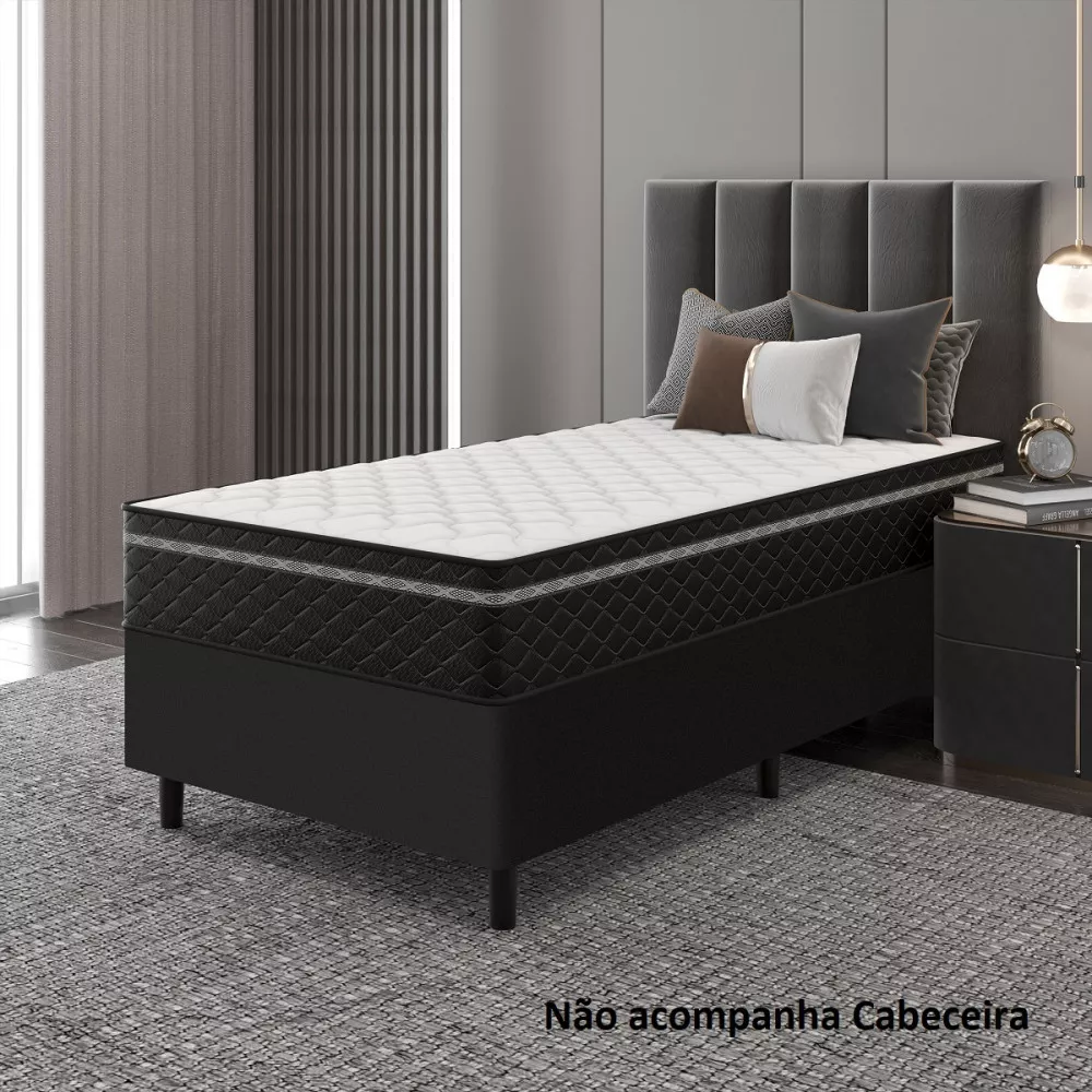 Cama Box Solteiro 88cm Moals Ensacadas Bari 2Cen Umaflex