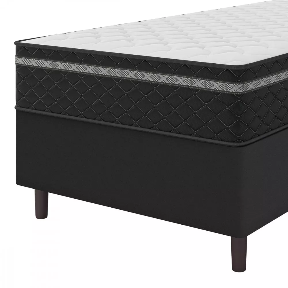 Cama Box Solteiro 88cm Moals Ensacadas Bari 2Cen Umaflex