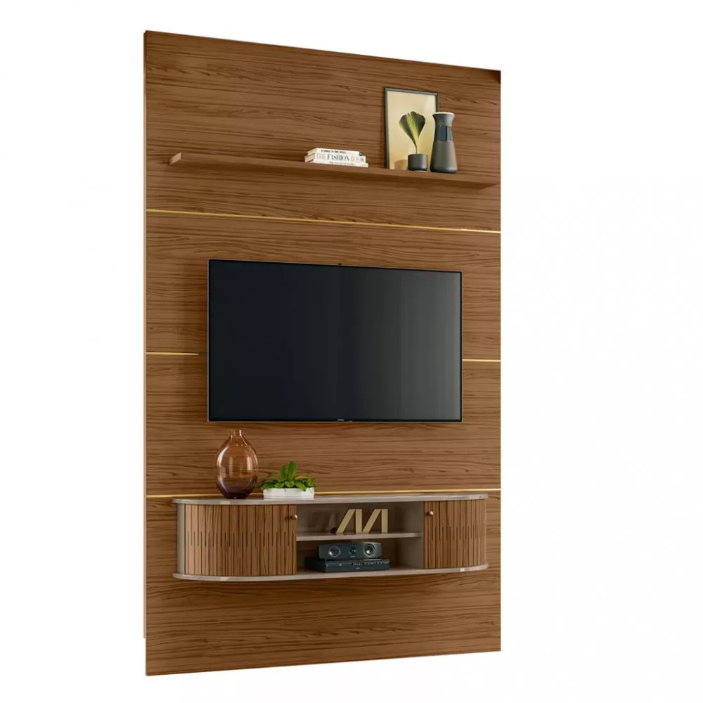 Image 1 of 4 of Painel para TV até 65 Polegadas 2 Portas Monte Carlo Madetec