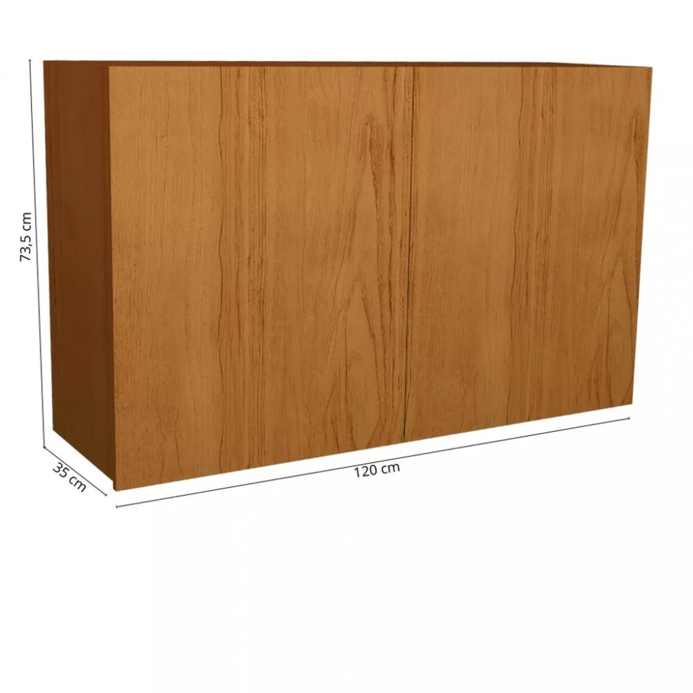 Armario Aereo 2 Porta 120cm Denver  Herval