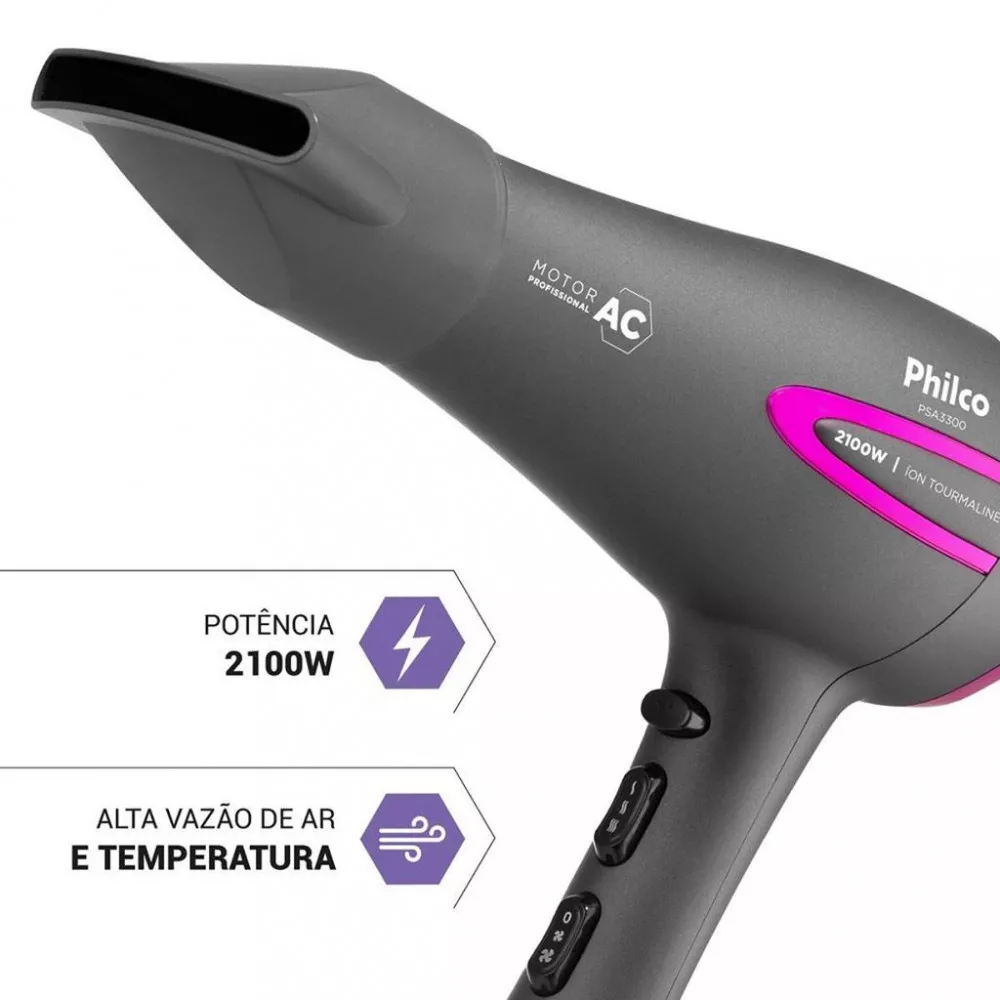 Secador de Cabelo Philco PSA3300 2100W