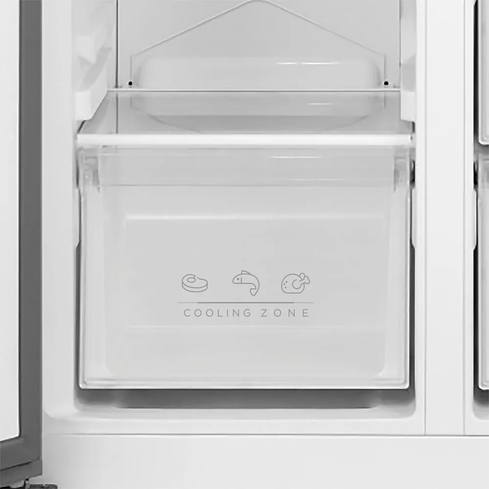 Geladeira Midea MD-RS598FGA Inverter Side By Side 442L