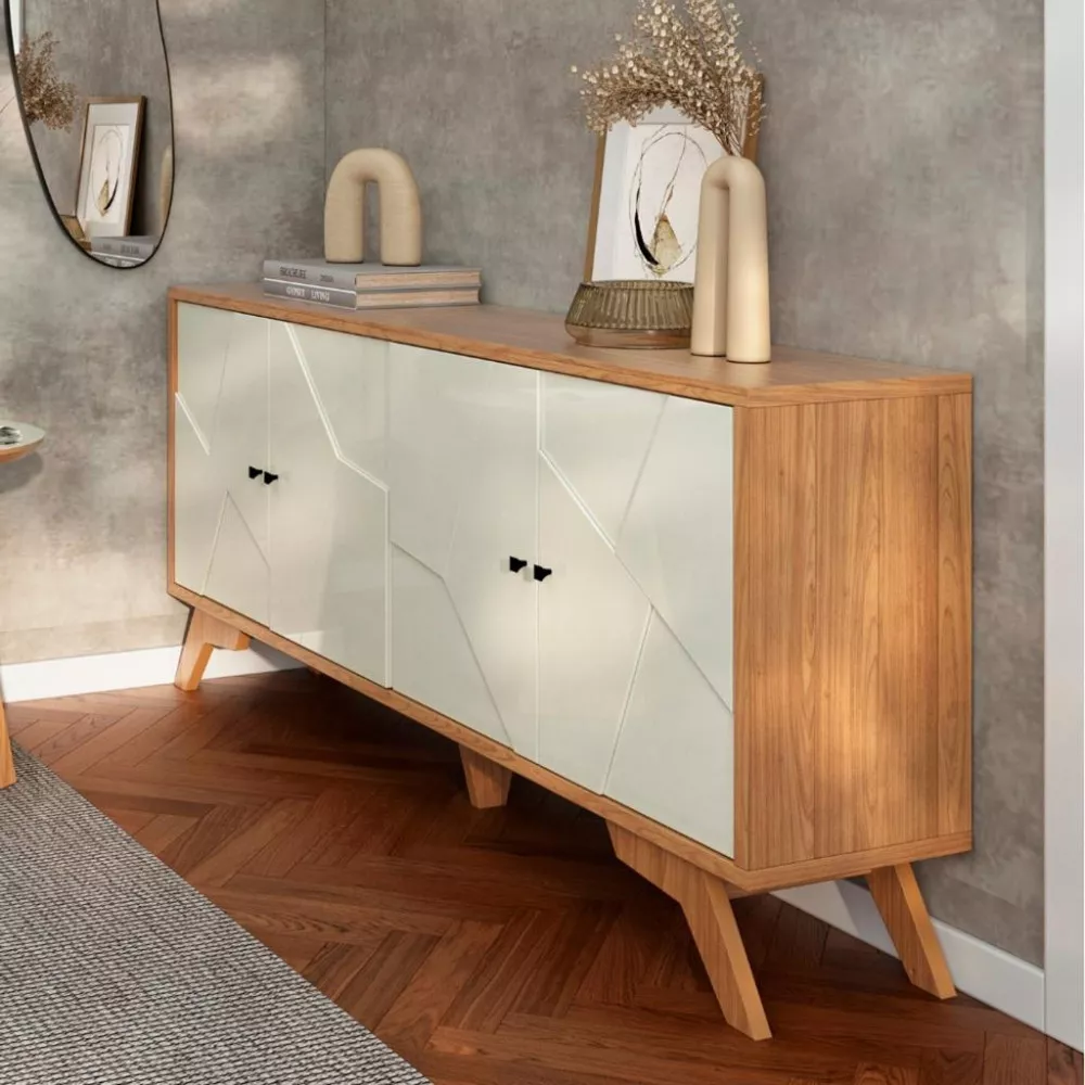 Balcão Buffet 4 Portas 180cm Mosaico TB297 Dalla Costa