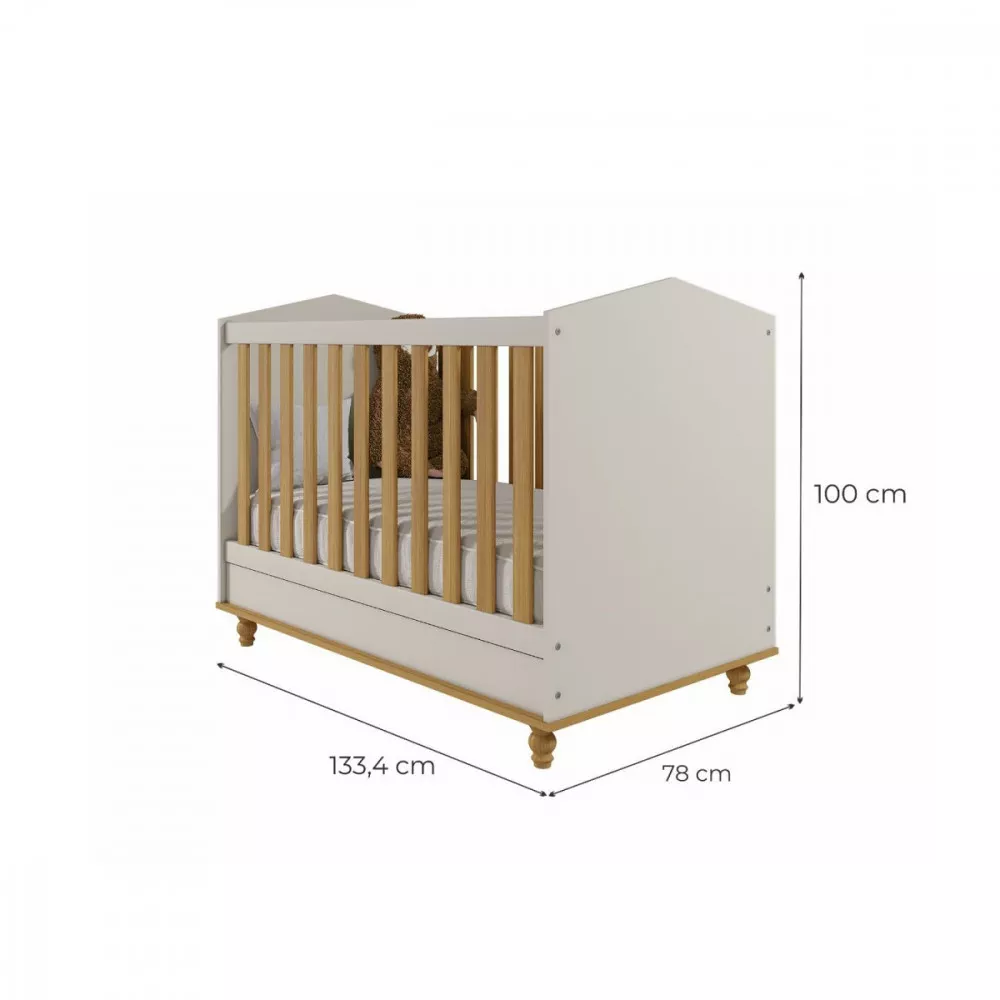 Berço Mini Cama Americano Mimo Permobili